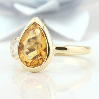 Citrine ring