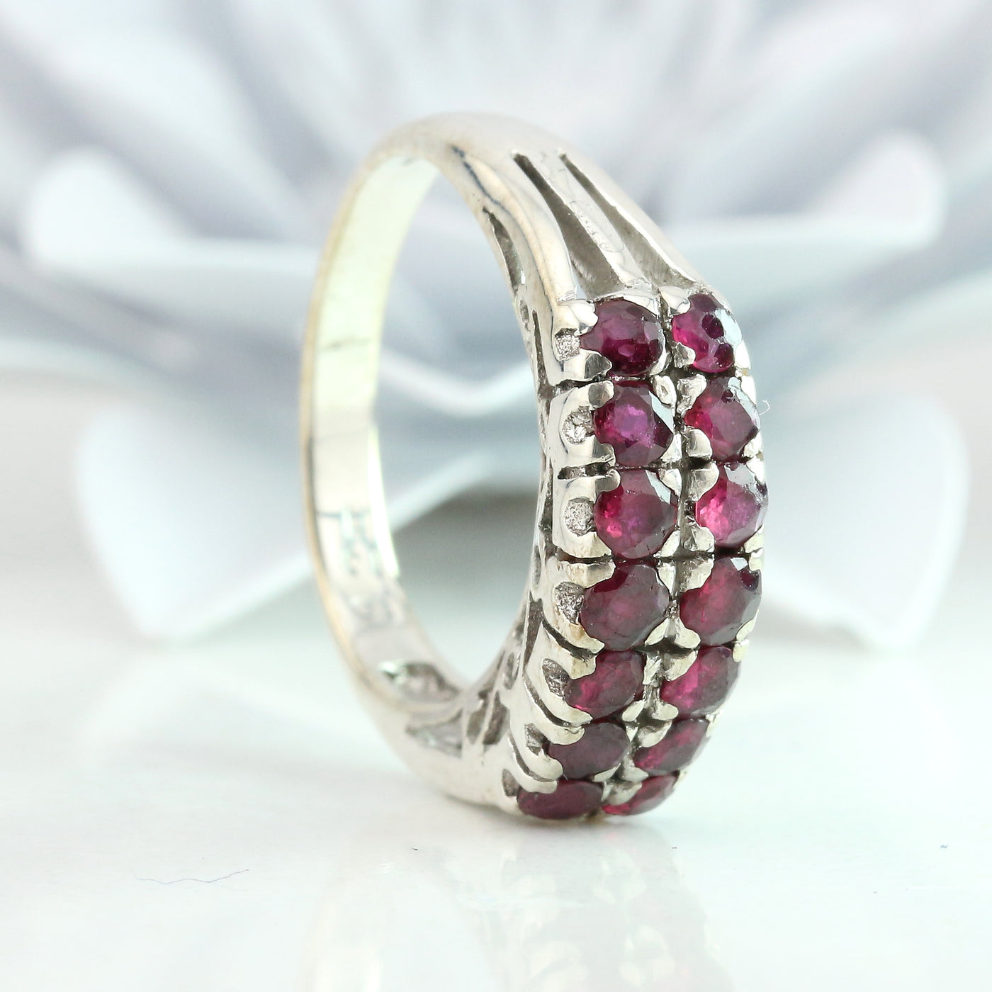 Sterling Silver Garnet Ring