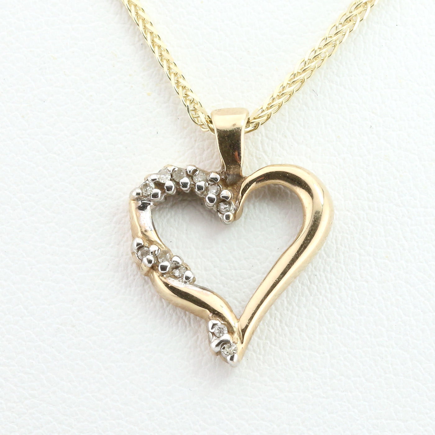 Heart Pendant With Diamonds