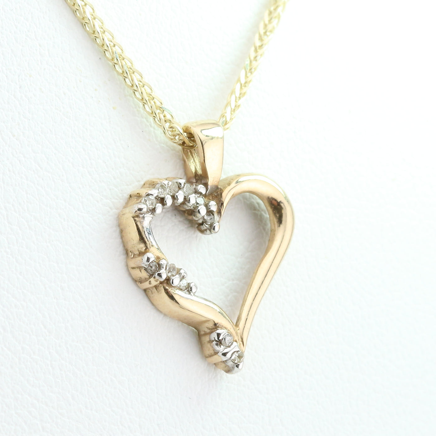 Heart Pendant With Diamonds