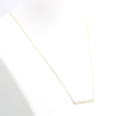 Diamond Bar Necklace