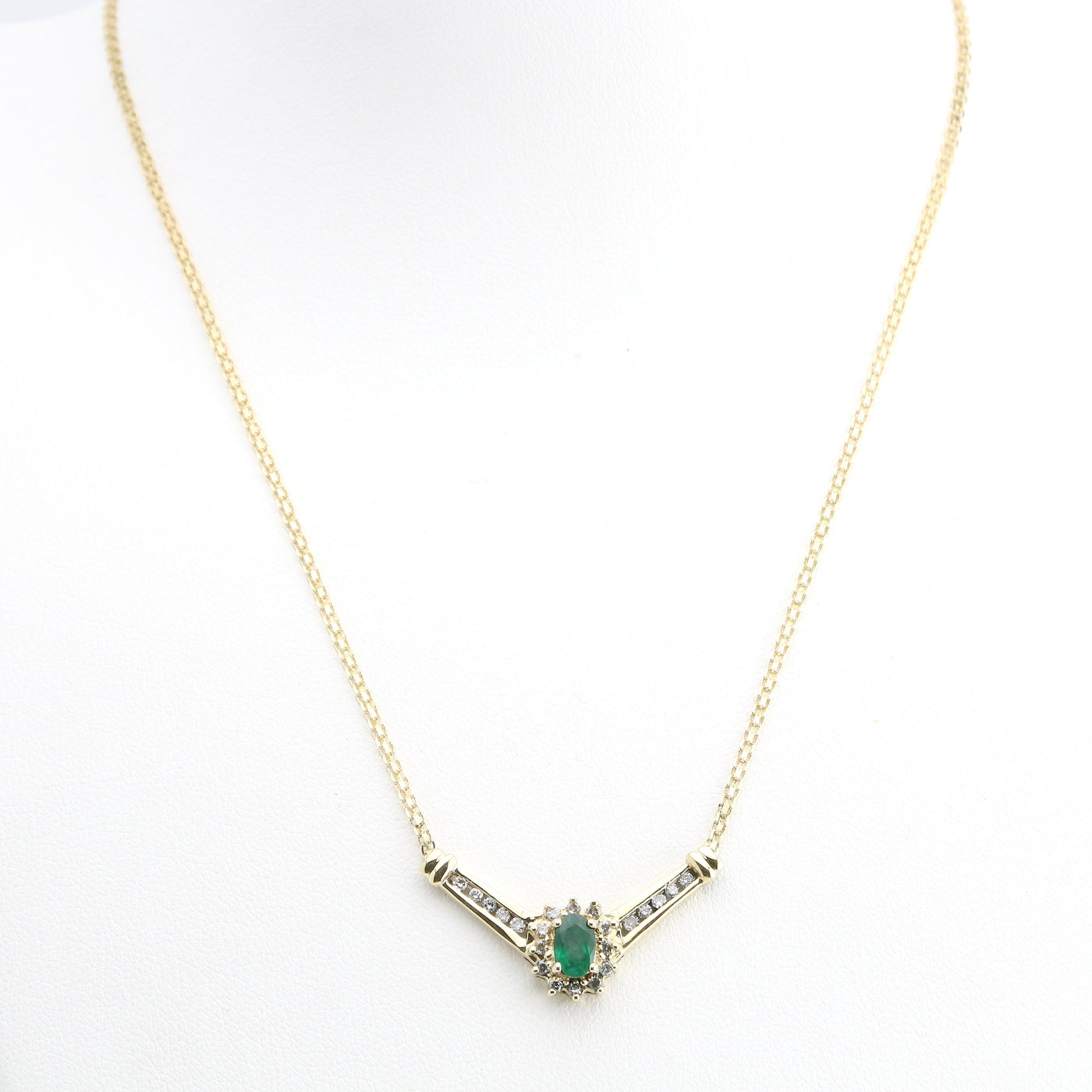 Emerald and Diamond Necklace