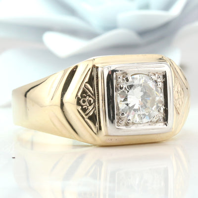 Wide Diamond Ring