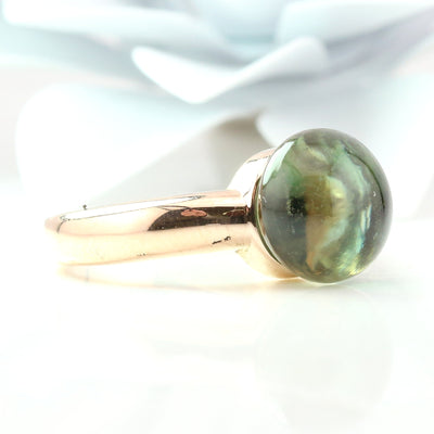 Green Cabochon Ring