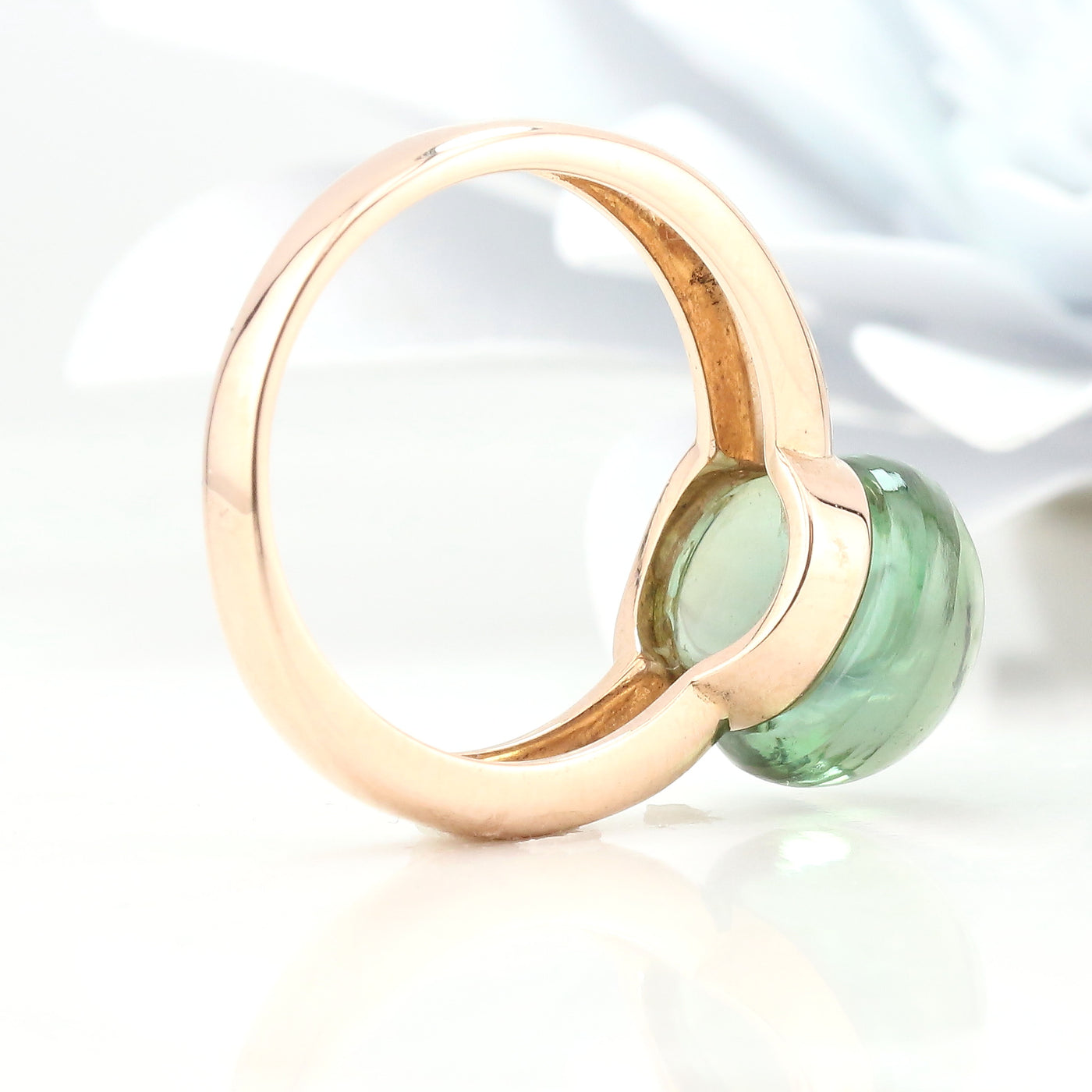 Green Cabochon Ring