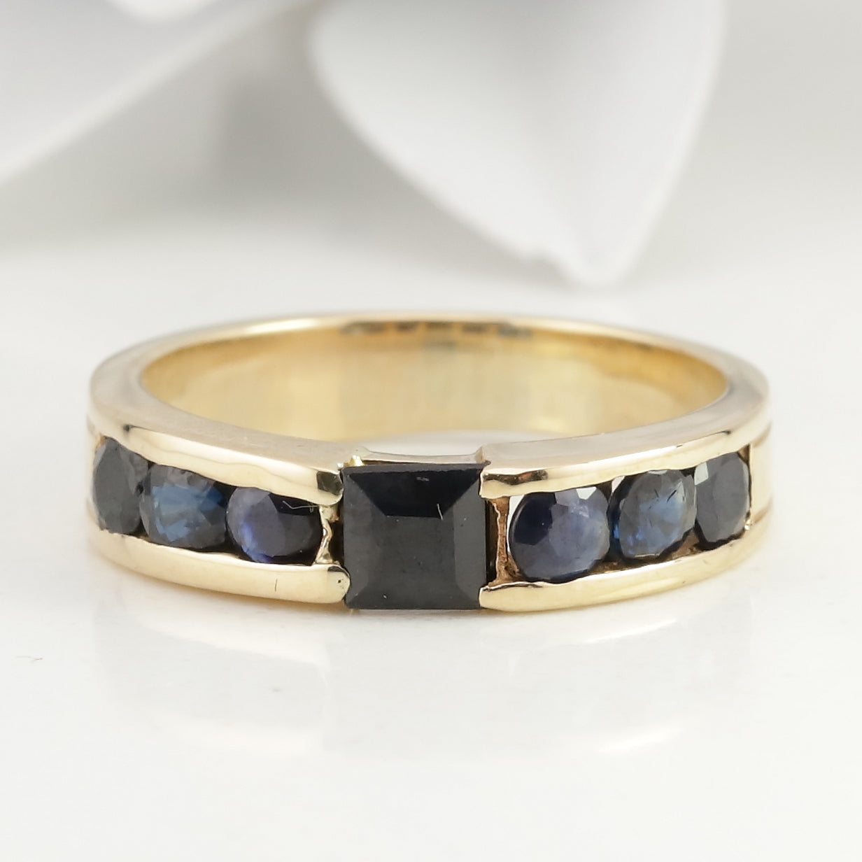 Yellow Gold Sapphire Ring