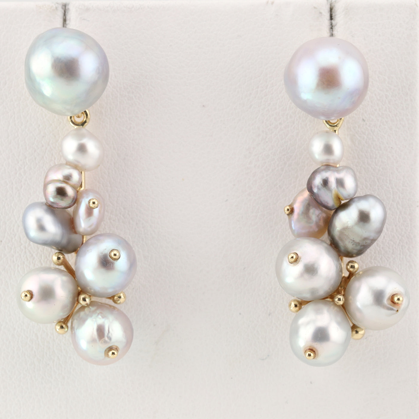 Baroque Grey Pearl Earrings