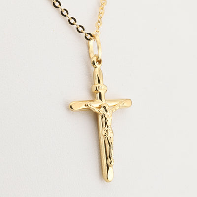 Yellow Gold Crucifix