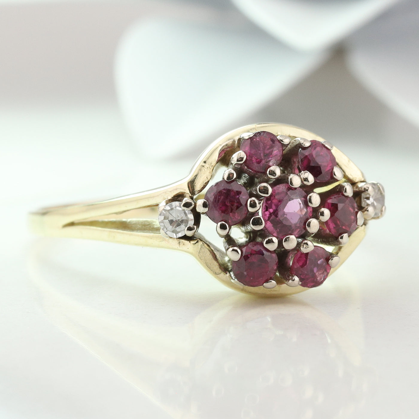 Ruby Cluster Ring