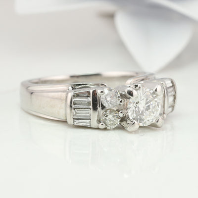 White Gold Diamond Ring