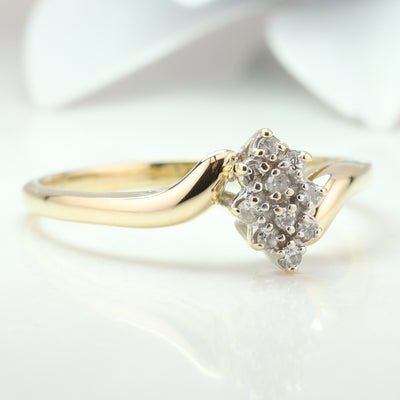 Marquise Cluster Ring