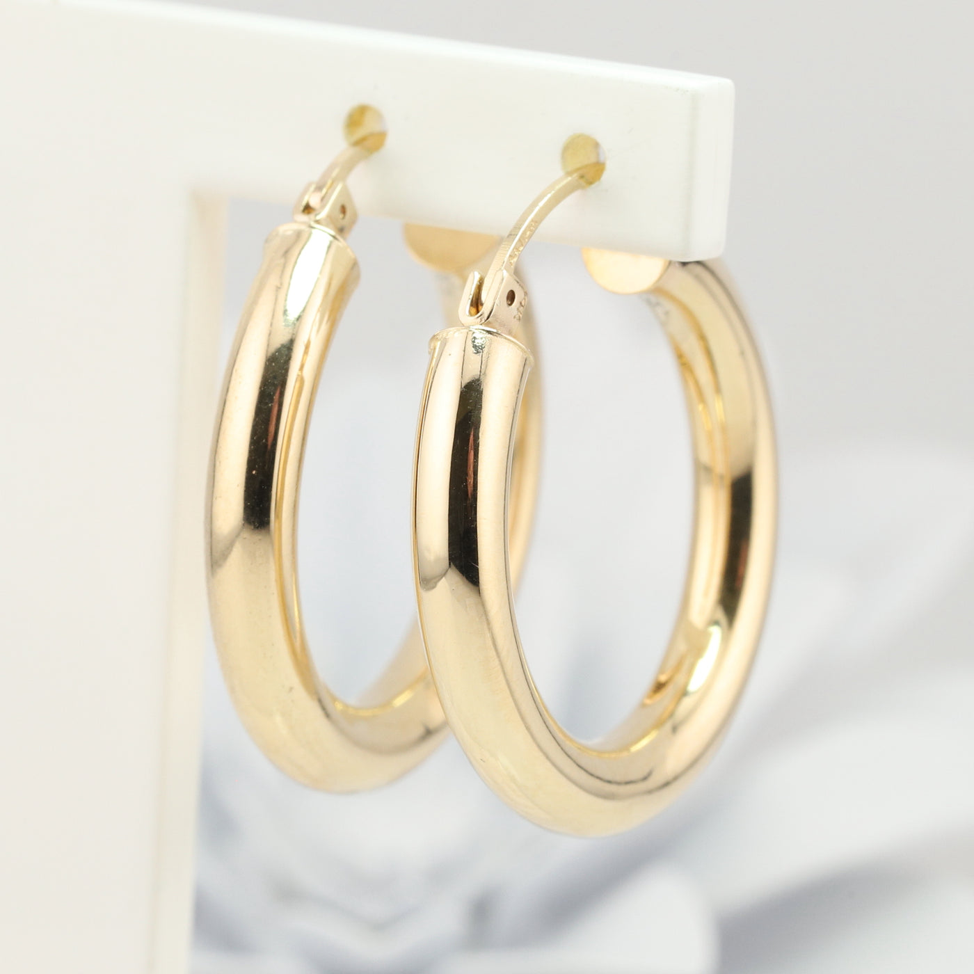 Yellow Gold Hoop Earrings