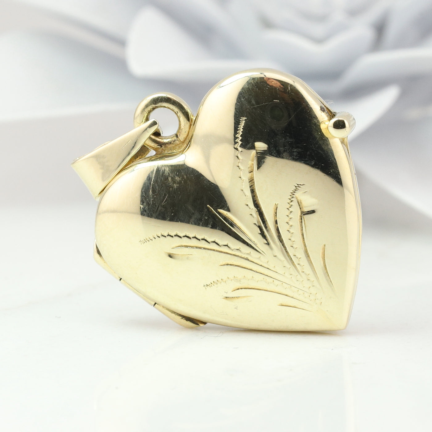 Yellow Gold Heart Locket