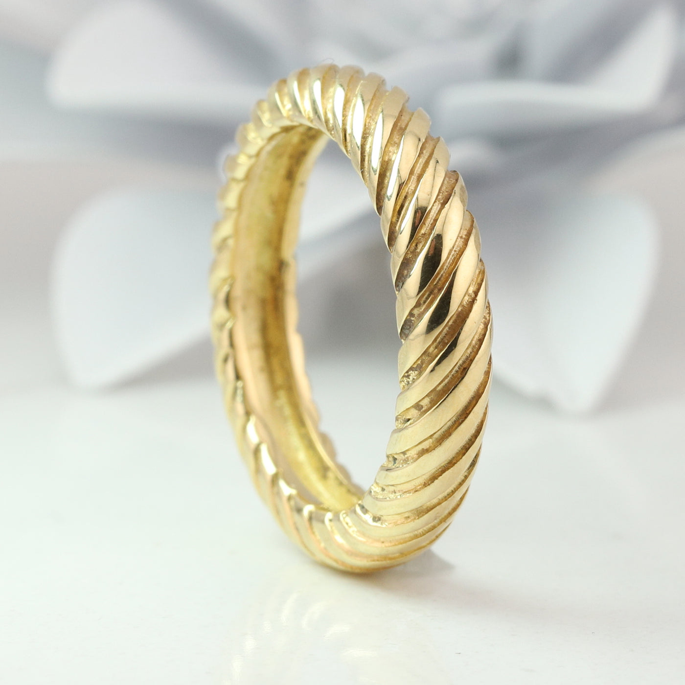 Yellow Gold Twisted Ring