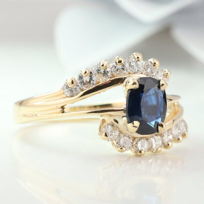 Sapphire and Diamond Ring