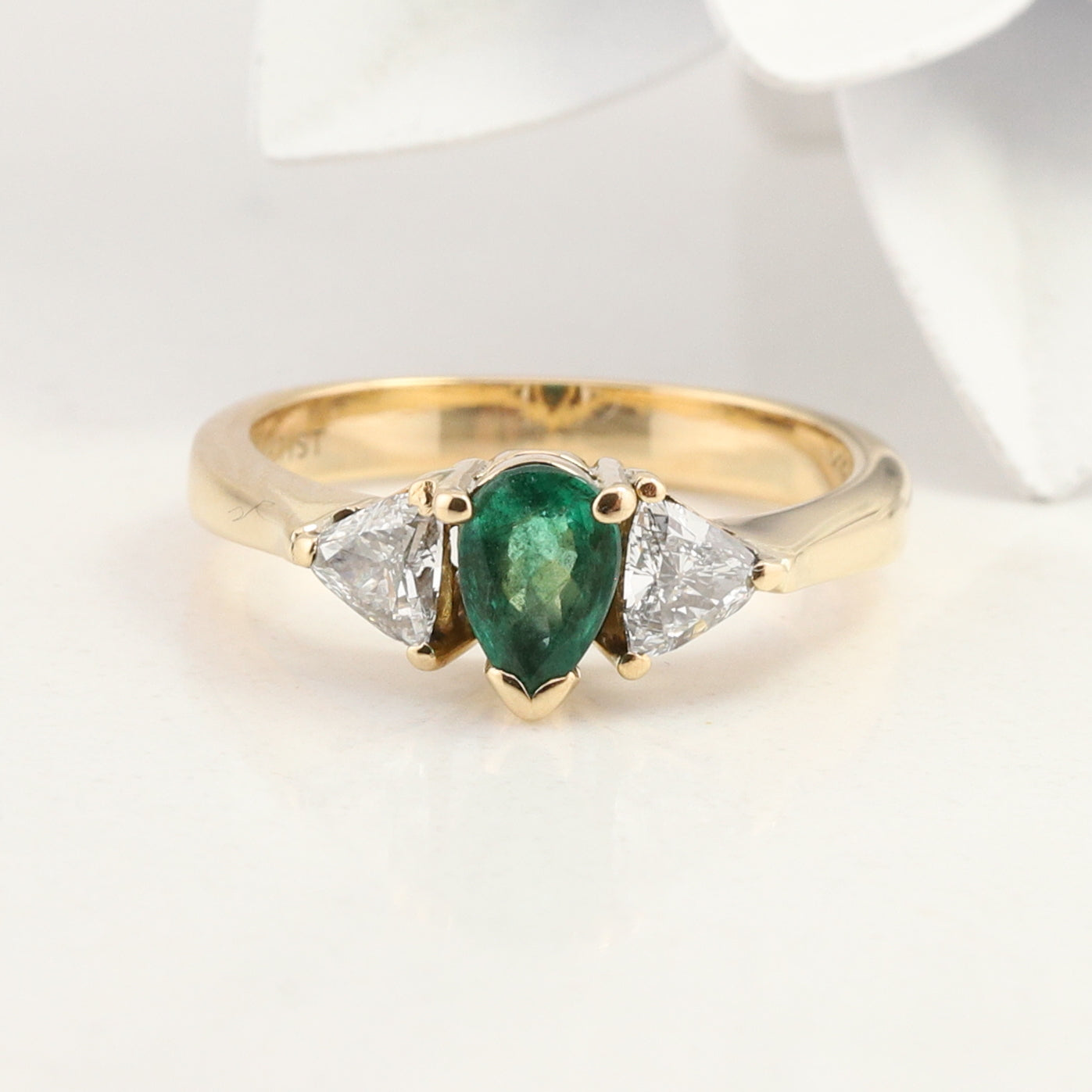 Emerald and Diamond Ring