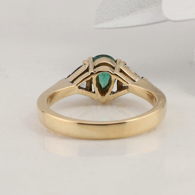 Emerald and Diamond Ring