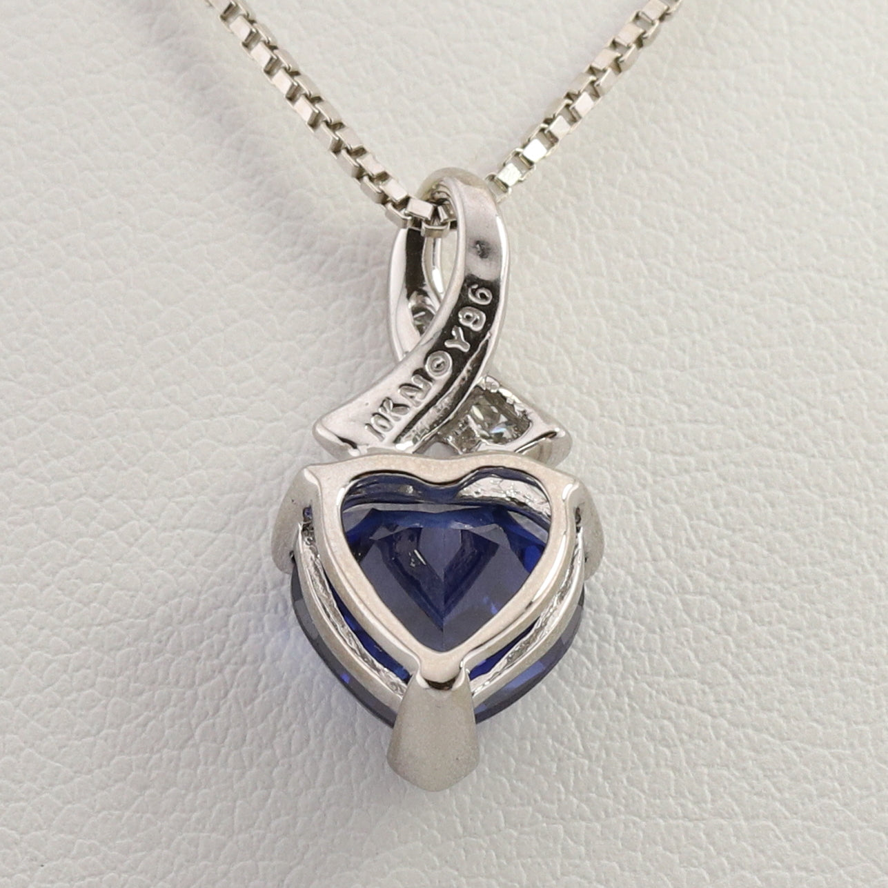 Tanzanite Heart Pendant and Chain