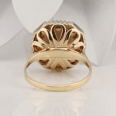 Moba Pearl Diamond Ring