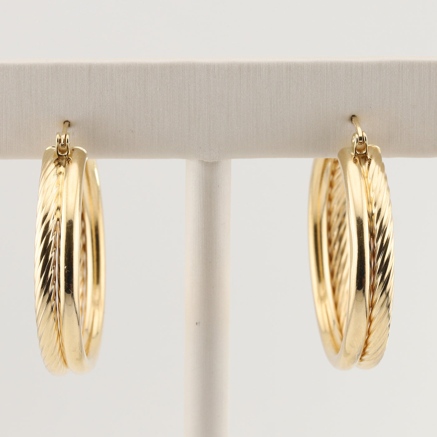 Yellow Gold Hoop Earrings