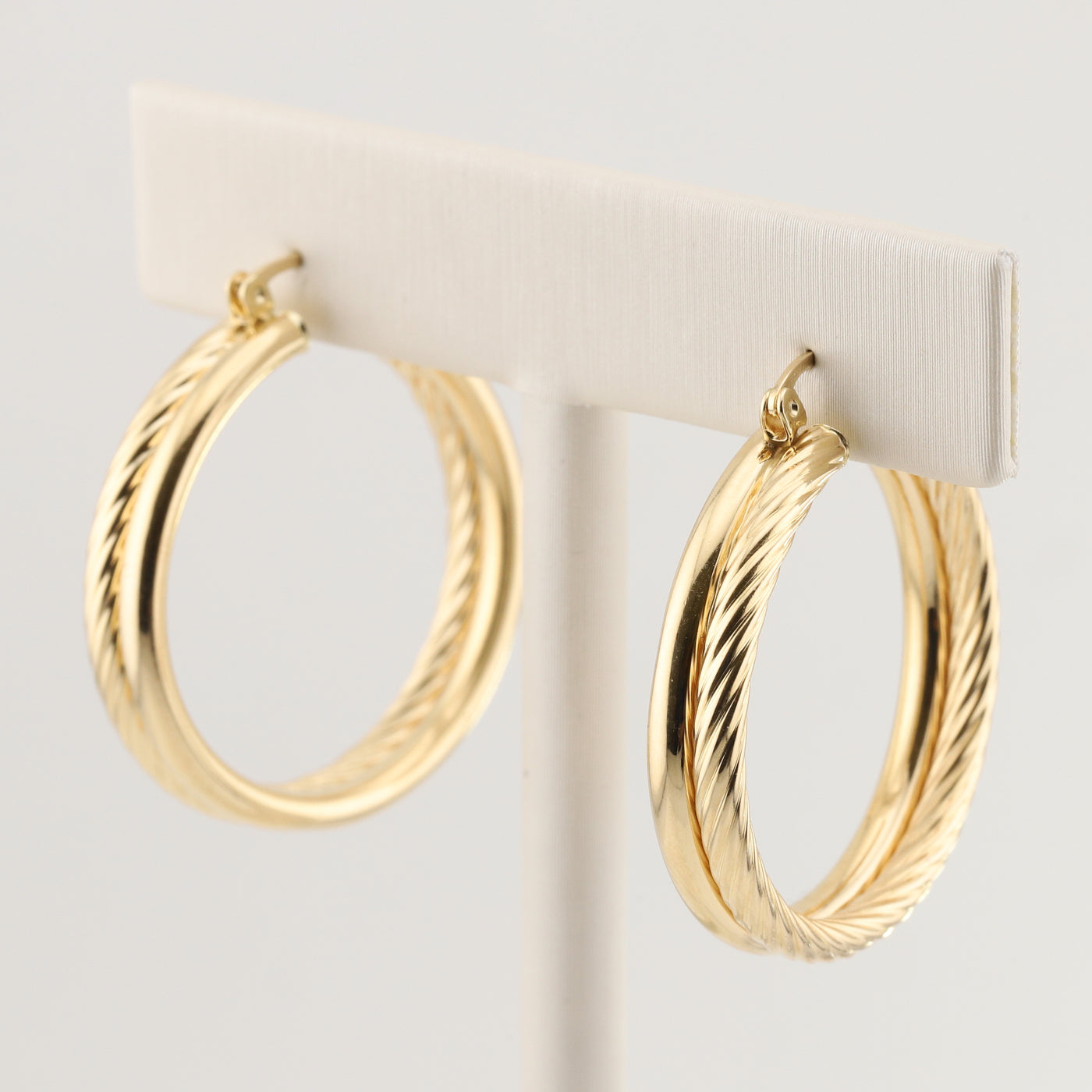 Yellow Gold Hoop Earrings