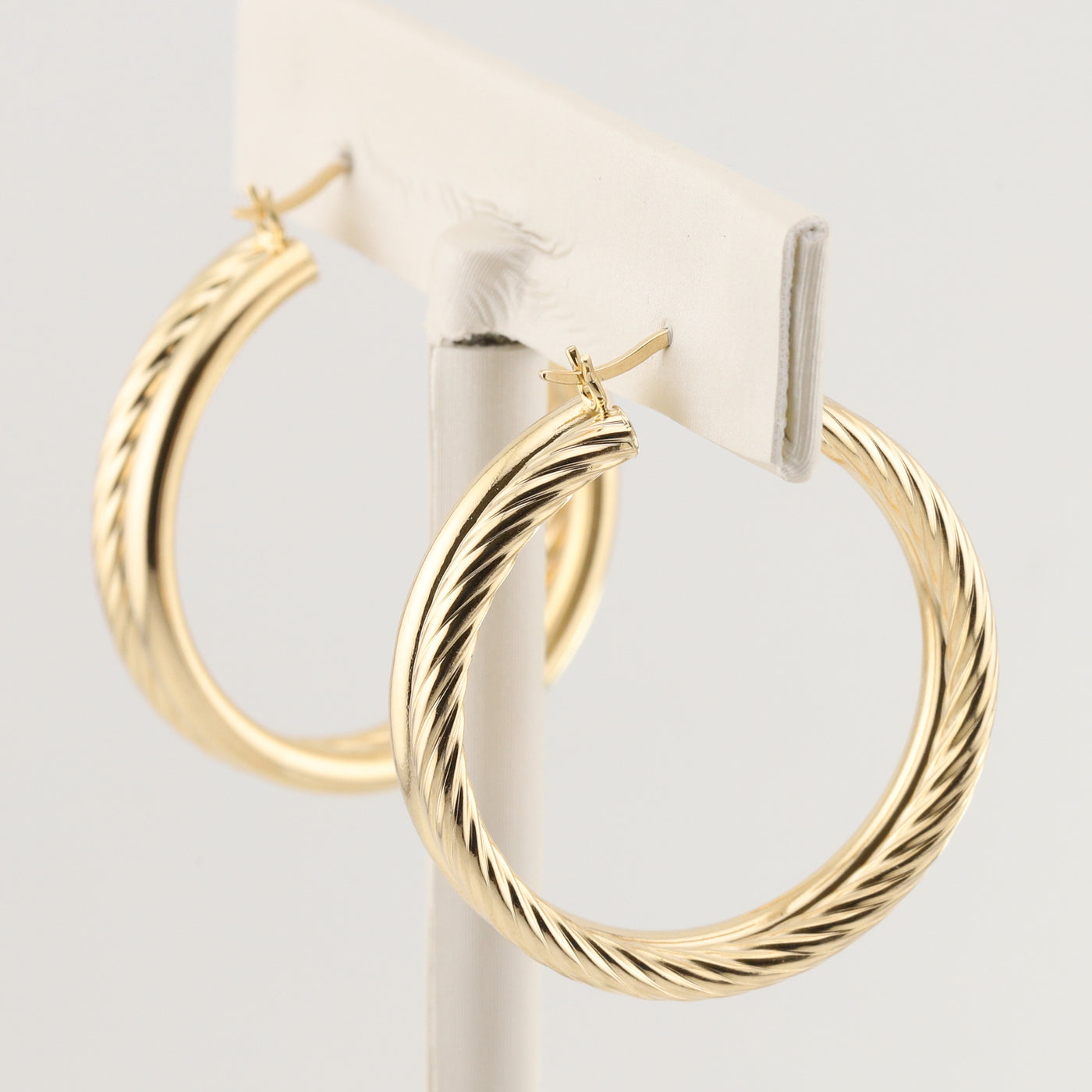 Yellow Gold Hoop Earrings