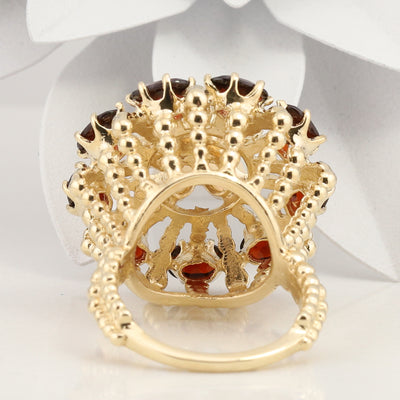 Garnet and Opal Ring