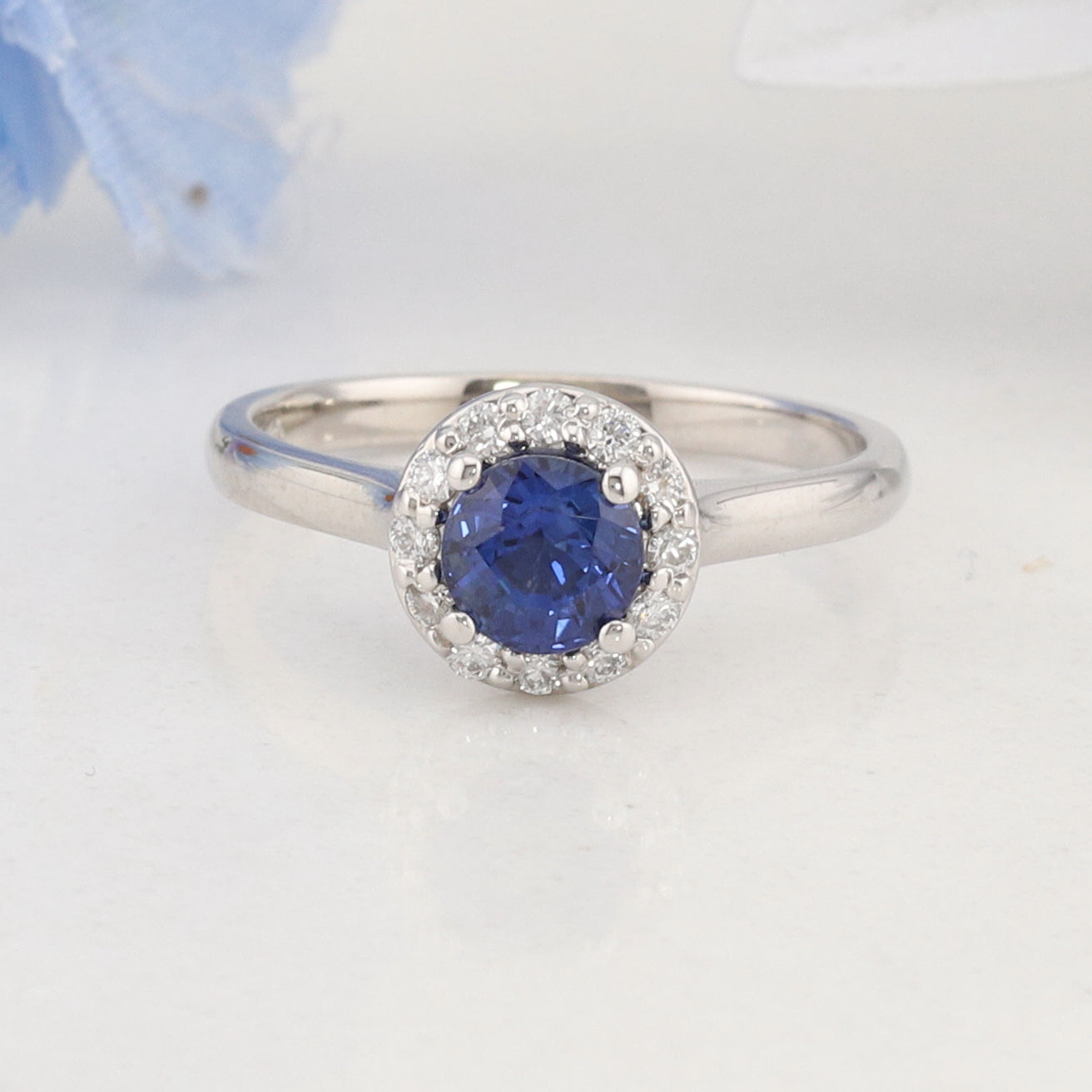 Sapphire and Diamond Ring