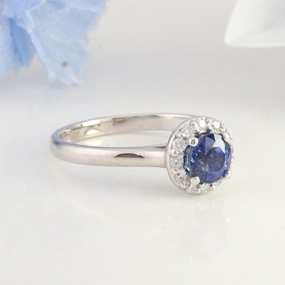 Sapphire and Diamond Ring