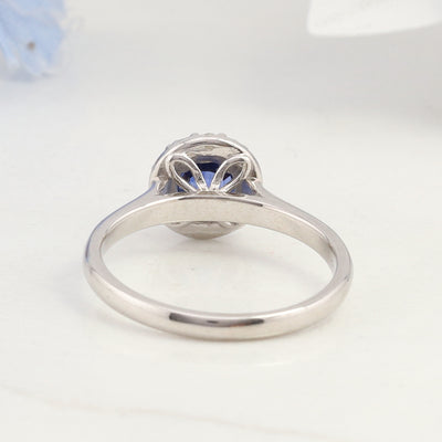 Sapphire and Diamond Ring