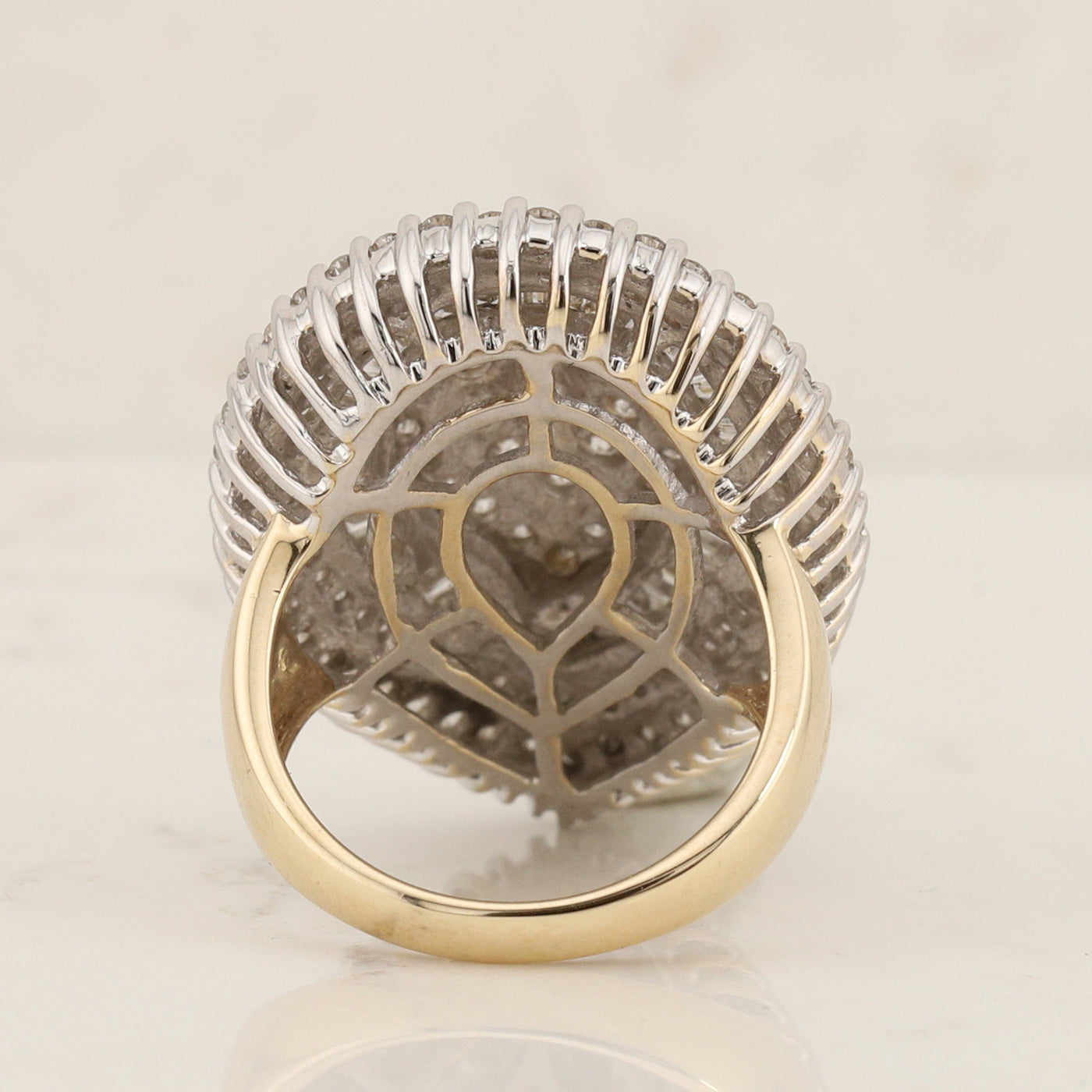 Pear Shaped Diamond Ring