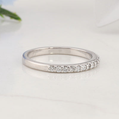 White Gold Diamond Anniversary Ring