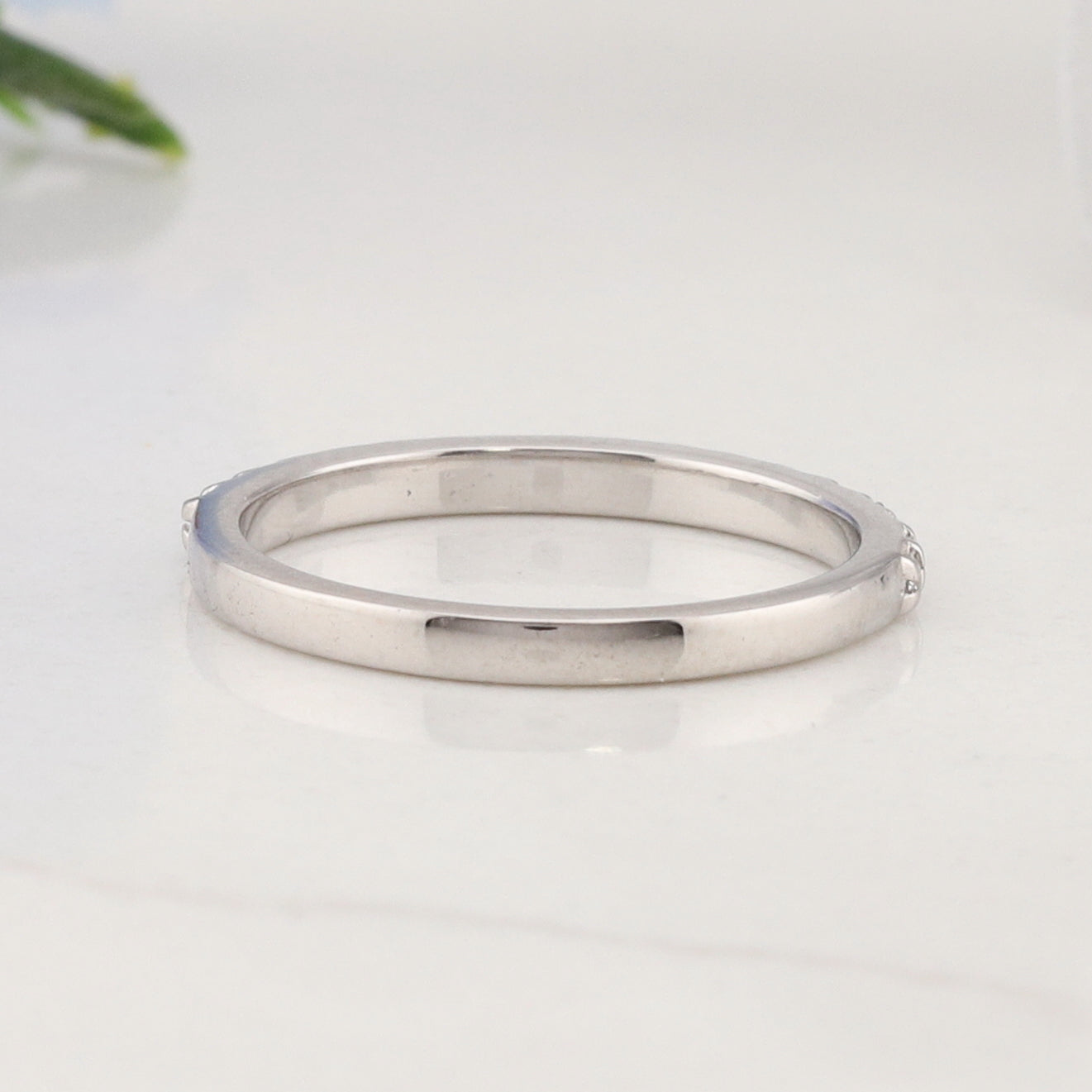 White Gold Diamond Anniversary Ring