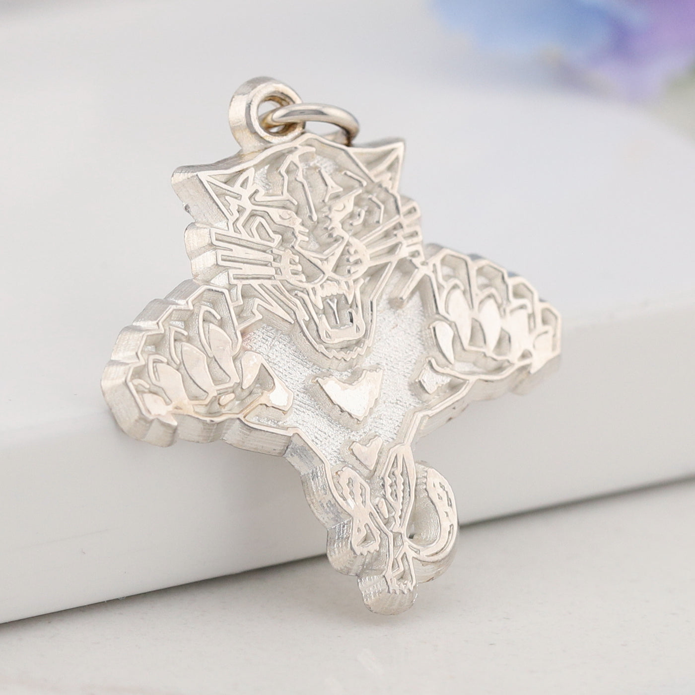 Sterling Silver Panther Pendant