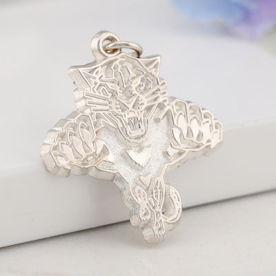 Sterling Silver Panther Pendant