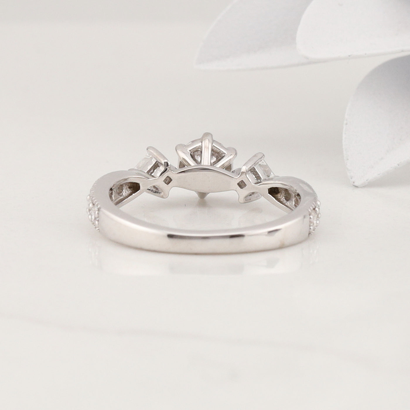 White Gold Diamond Engagement Ring