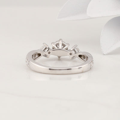 White Gold Diamond Engagement Ring