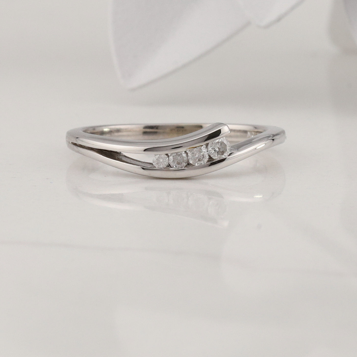 White Gold Diamond Ring
