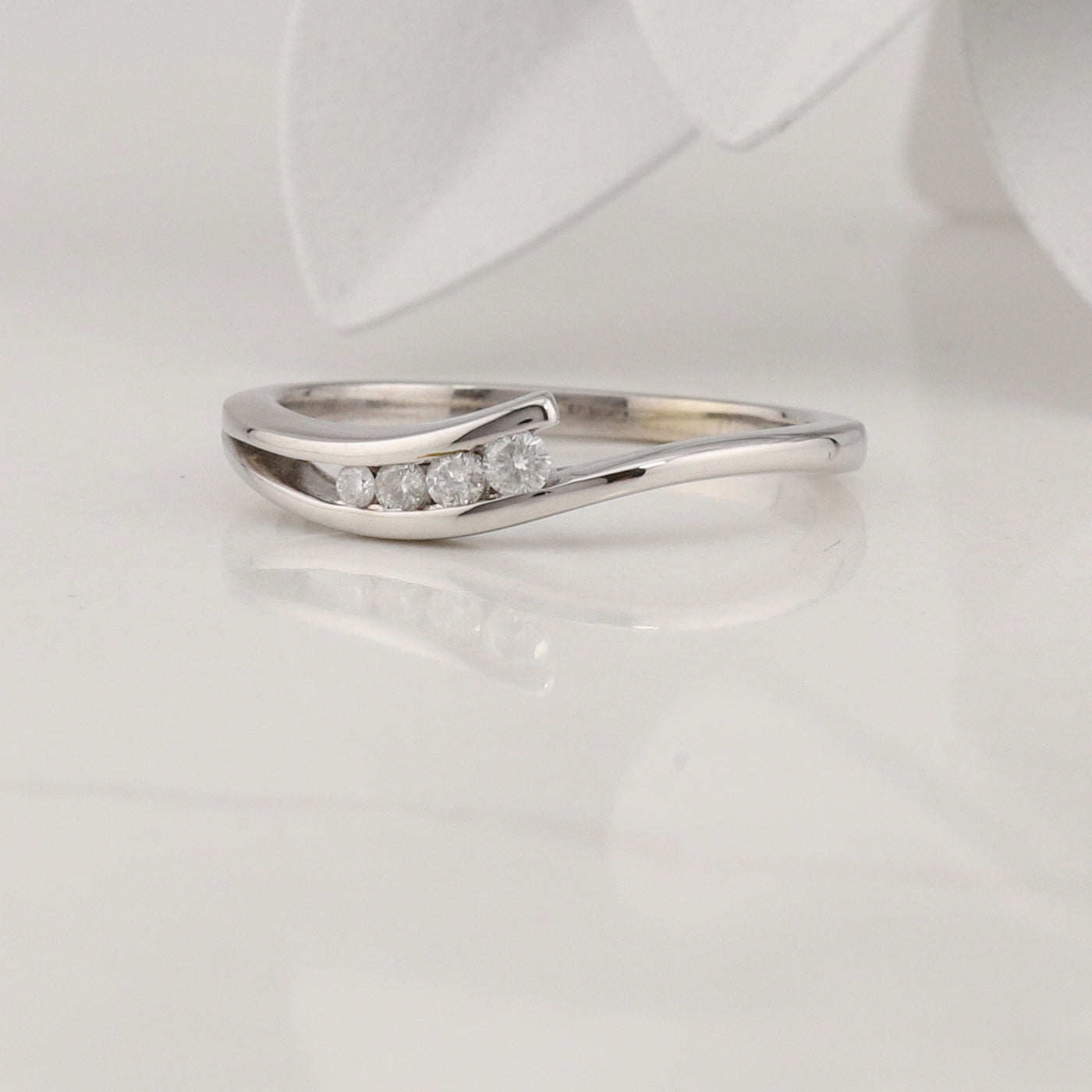 White Gold Diamond Ring