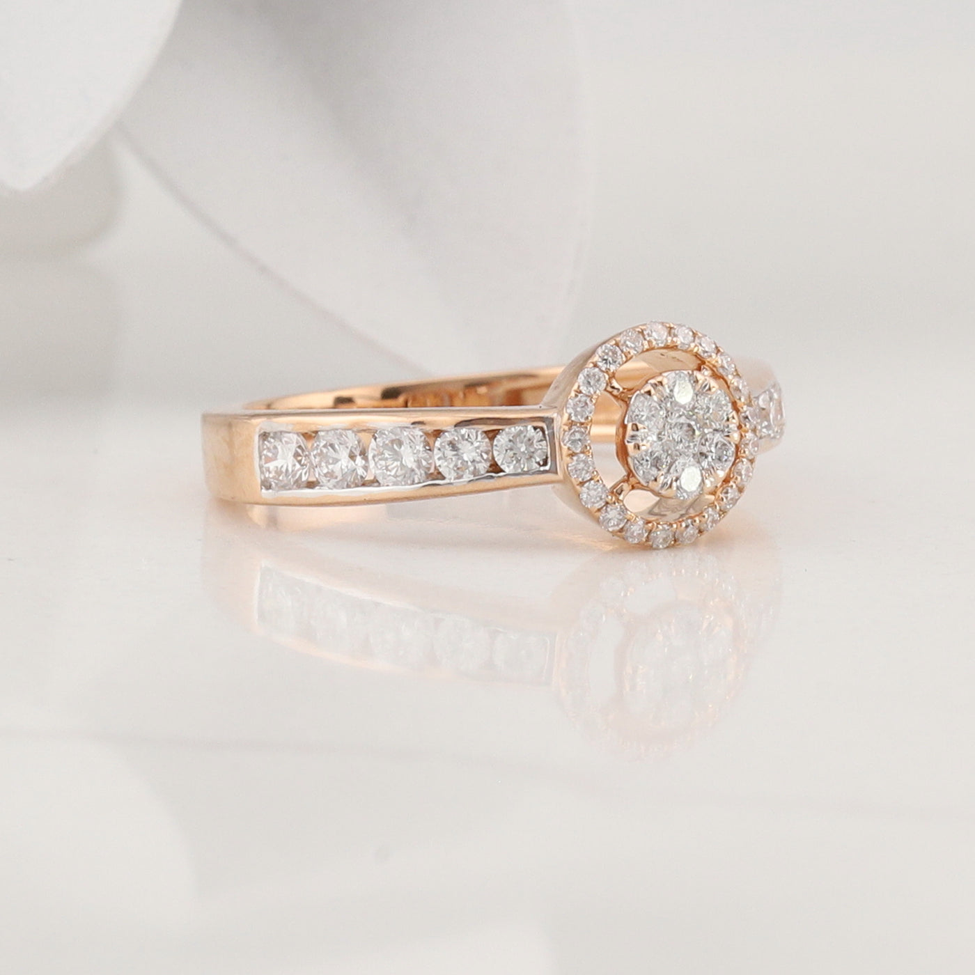 Rose Gold Diamond Ring