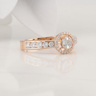 Rose Gold Diamond Ring