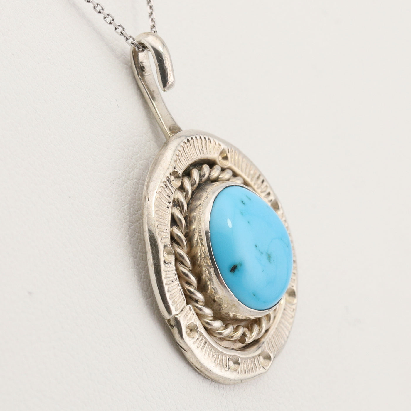 Silver Turquoise Pendant