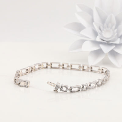 White Gold Diamond Bracelet