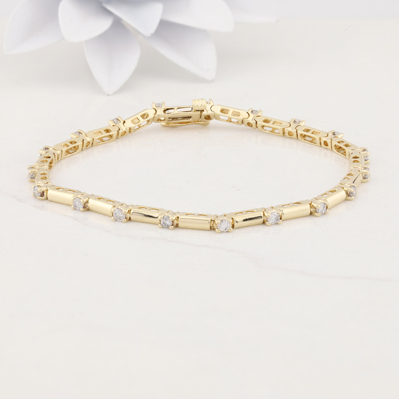 Yellow Gold Diamond Bracelet