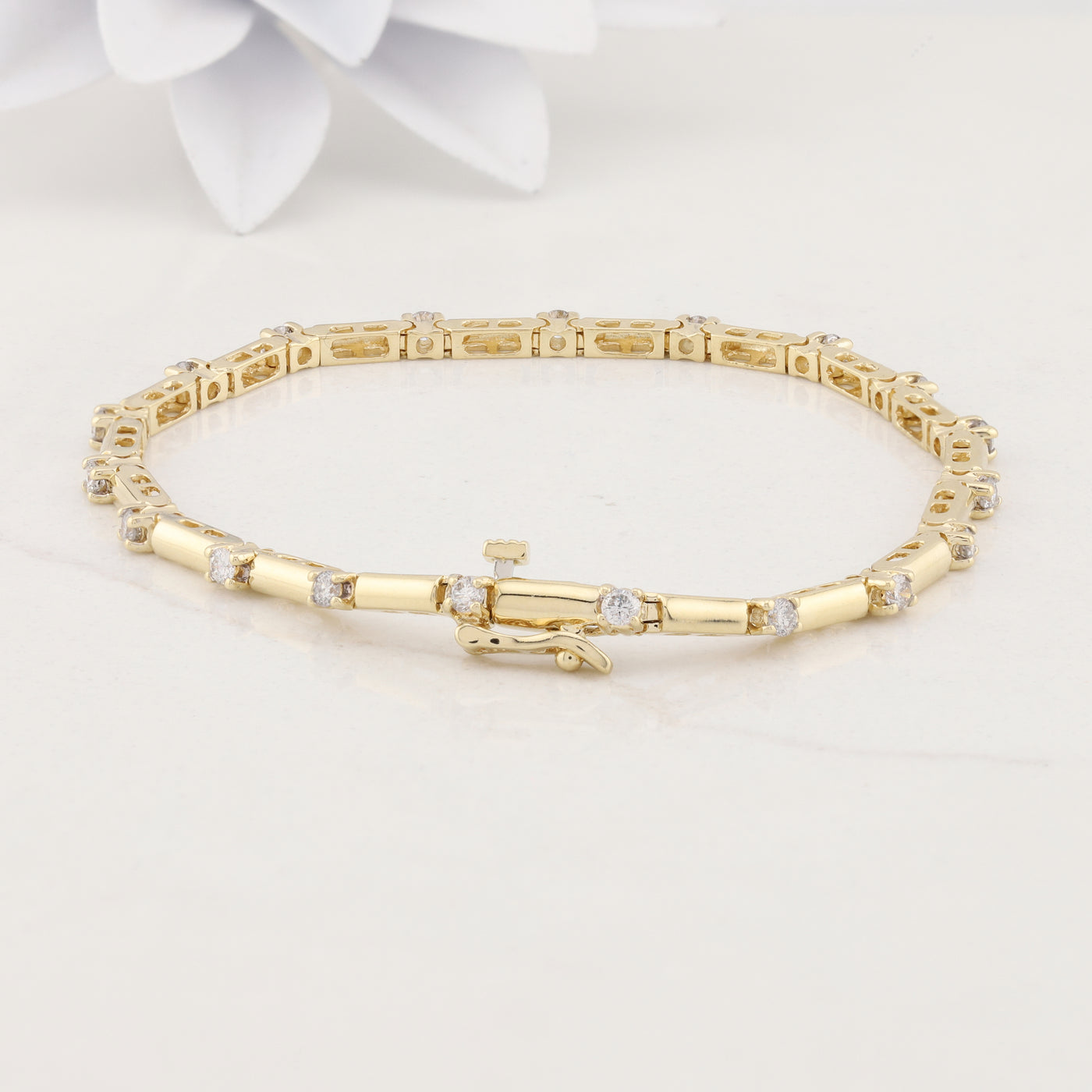 Yellow Gold Diamond Bracelet