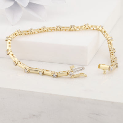 Yellow Gold Diamond Bracelet