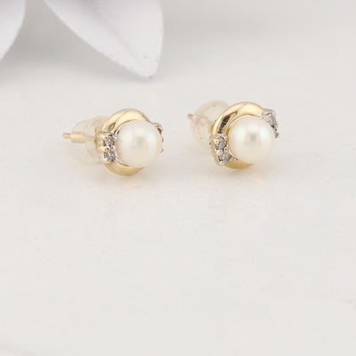 Pearl Stud Earrings