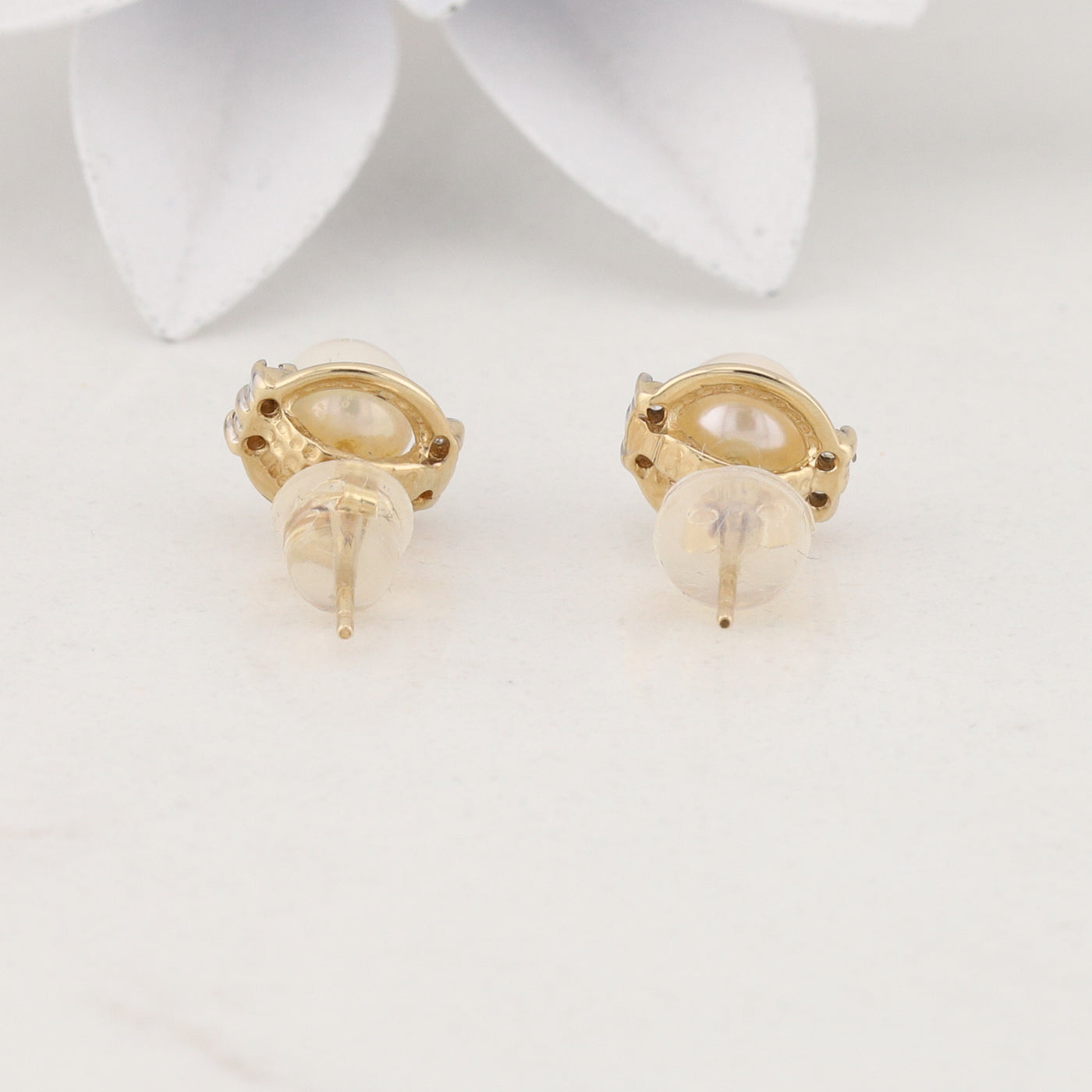 Pearl Stud Earrings