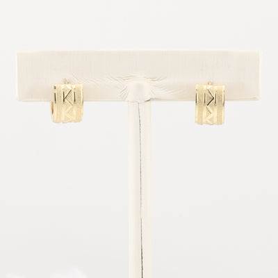 Yellow Gold Huggie Earrings