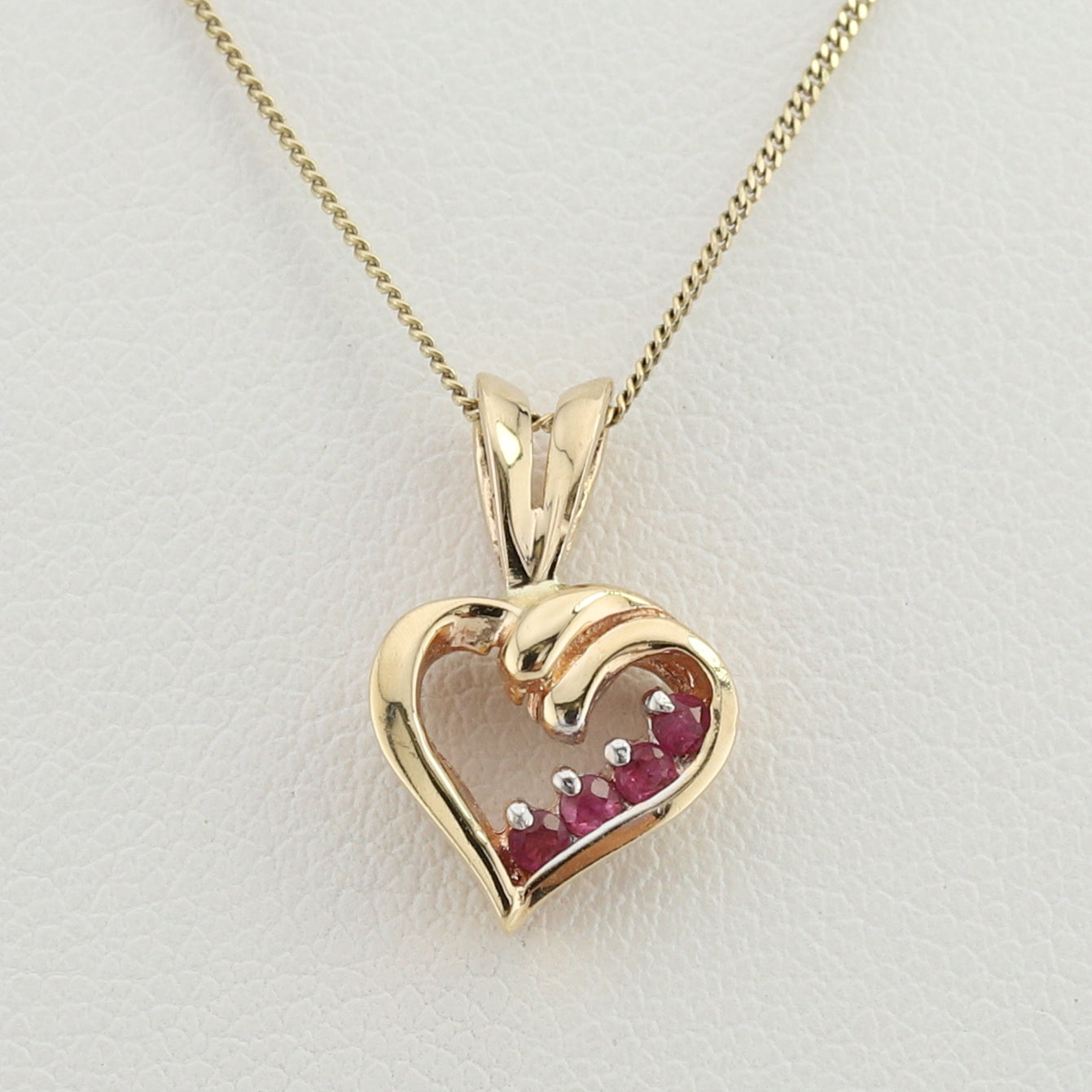 Ruby Heart Pendant